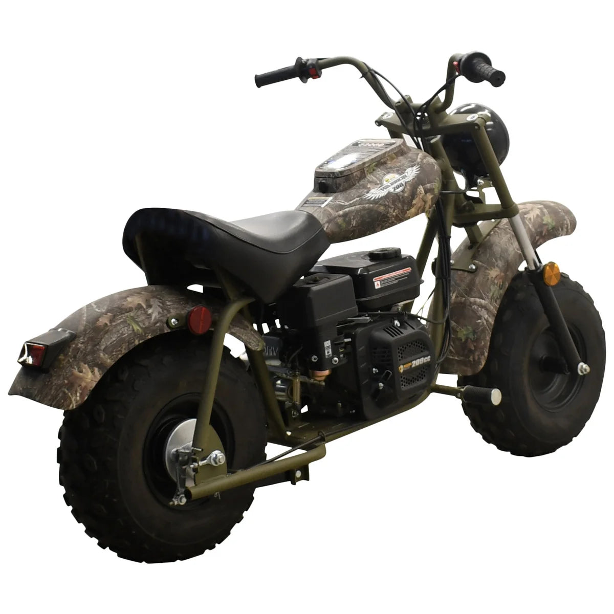 Massimo Mini Bike 200 4 Stroke 6.5HP Gas Powered (Motorcycle) (Camo)