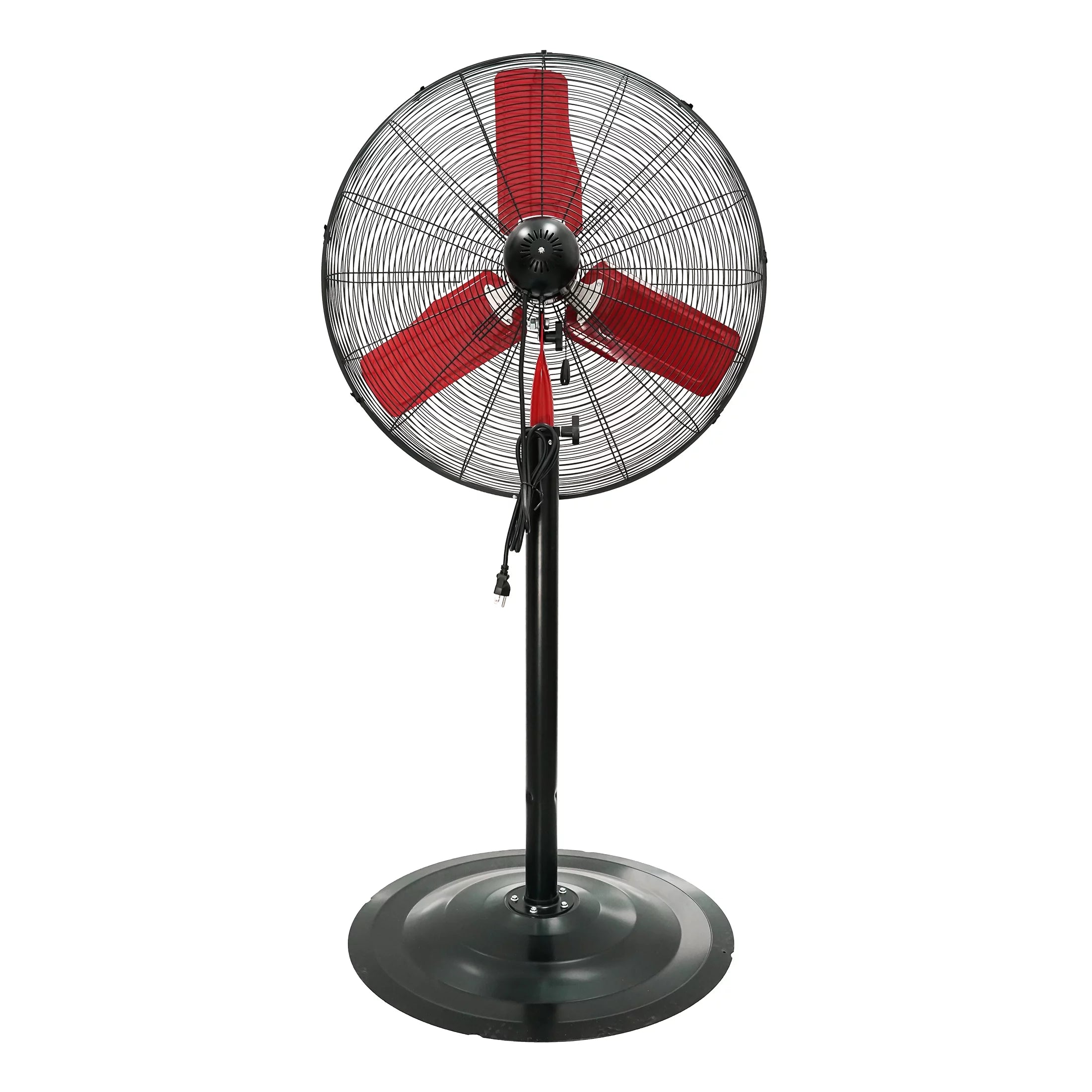 Hyper Tough New 30 inch Commercial & Industrial High Velocity Red and Black Stand Fan