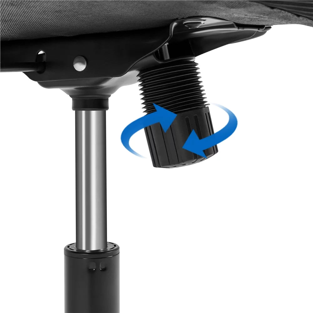 Topeakmart High Back Ergonomic Mesh Office Chair with 90° Flip-up Armrest, White/Black
