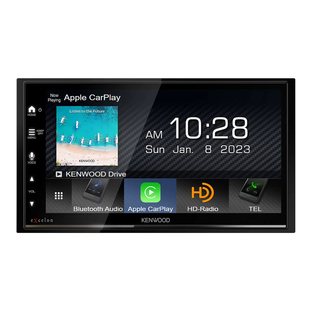 Restored Premium Kenwood DMX709S eXcelon 6.8" Digital Multimedia Bluetooth Touchscreen Radio (Refurbished)