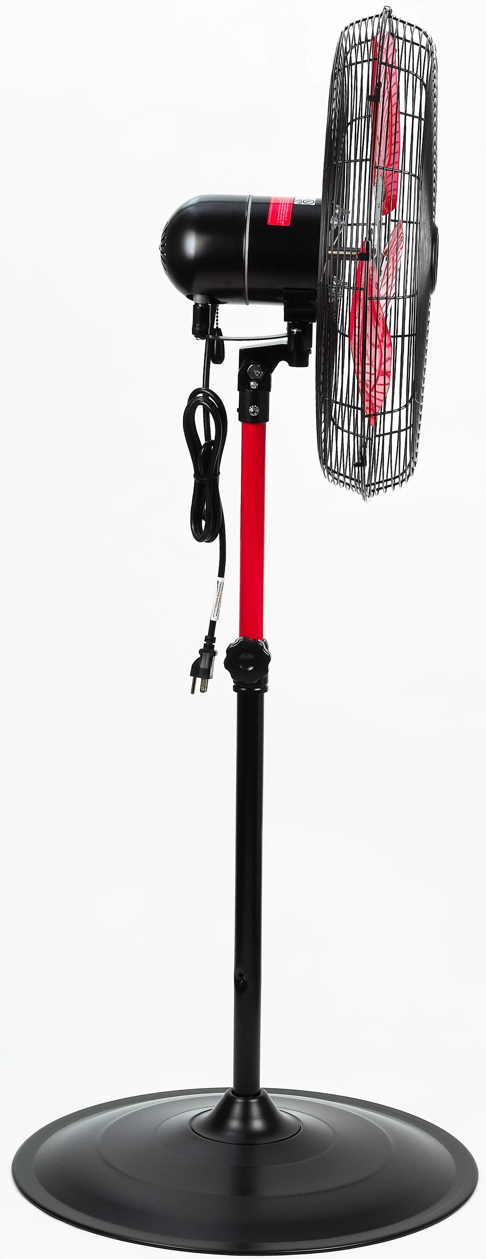 Hyper Tough New 30 inch Commercial & Industrial High Velocity Red and Black Stand Fan