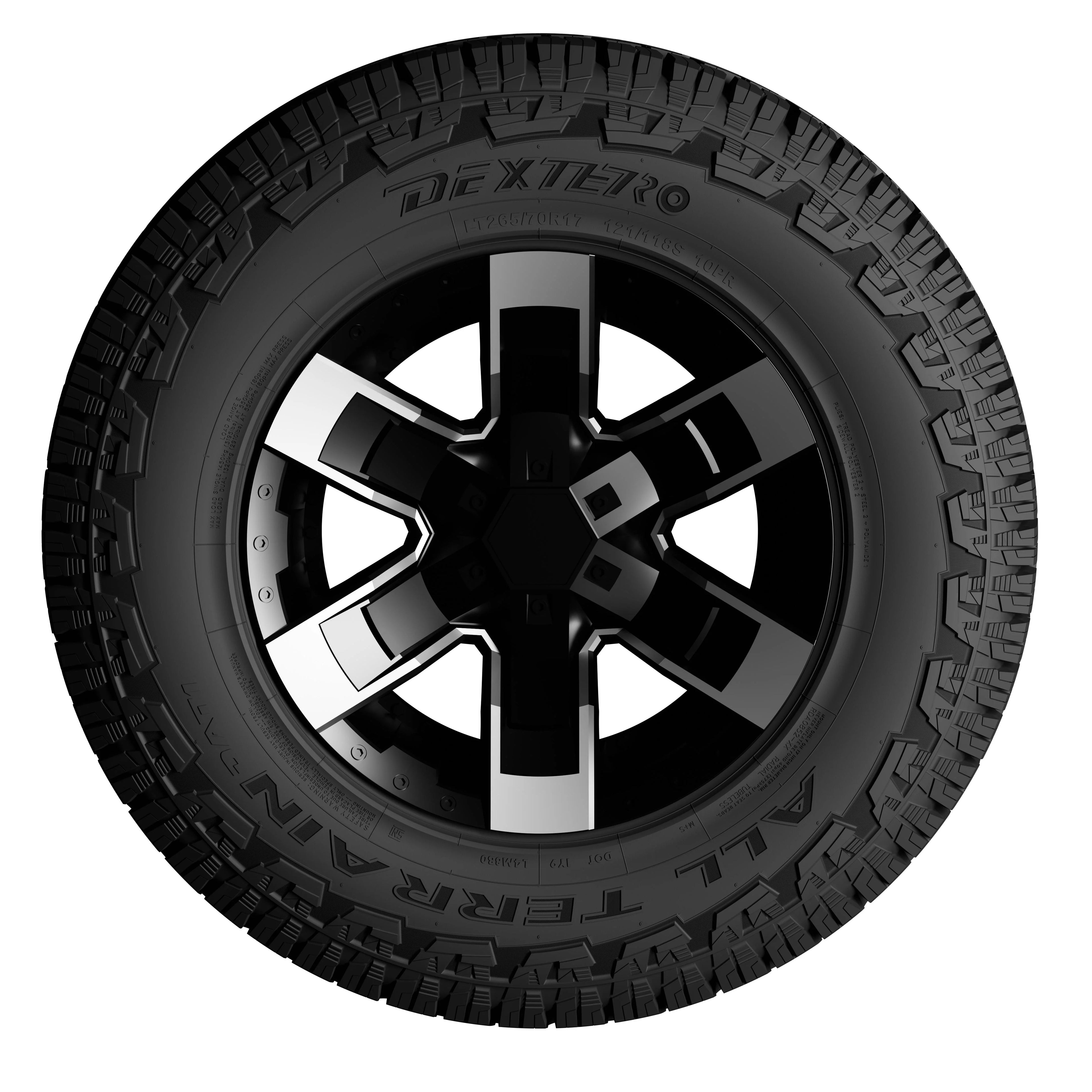 Dextero All Terrain DAT1 P265/70R17 113T Fits: 2014-18 Chevrolet Silverado 1500 WT, 2010-20 GMC Sierra 1500 SLE
