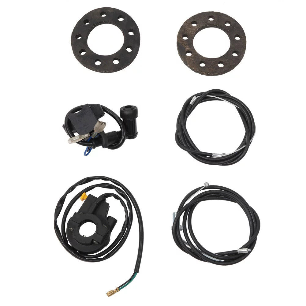 80cc Bicycle Engine Kit 2-Stroke Gas Motorized Bike Motor Kit 24" 26" 28" Bicycle Motor Engine Kit