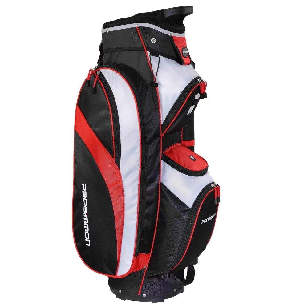 Prosimmon Tour 14 Way Cart Golf Club Bag Black and Gray