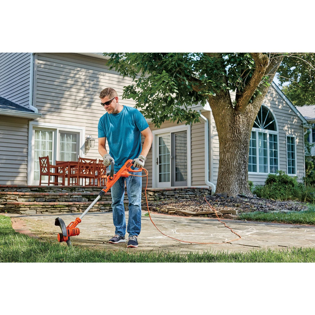BLACK+DECKER String Trimmer With Auto Feed, Electric, 6.5-Amp, 14-Inch, (BESTA510)