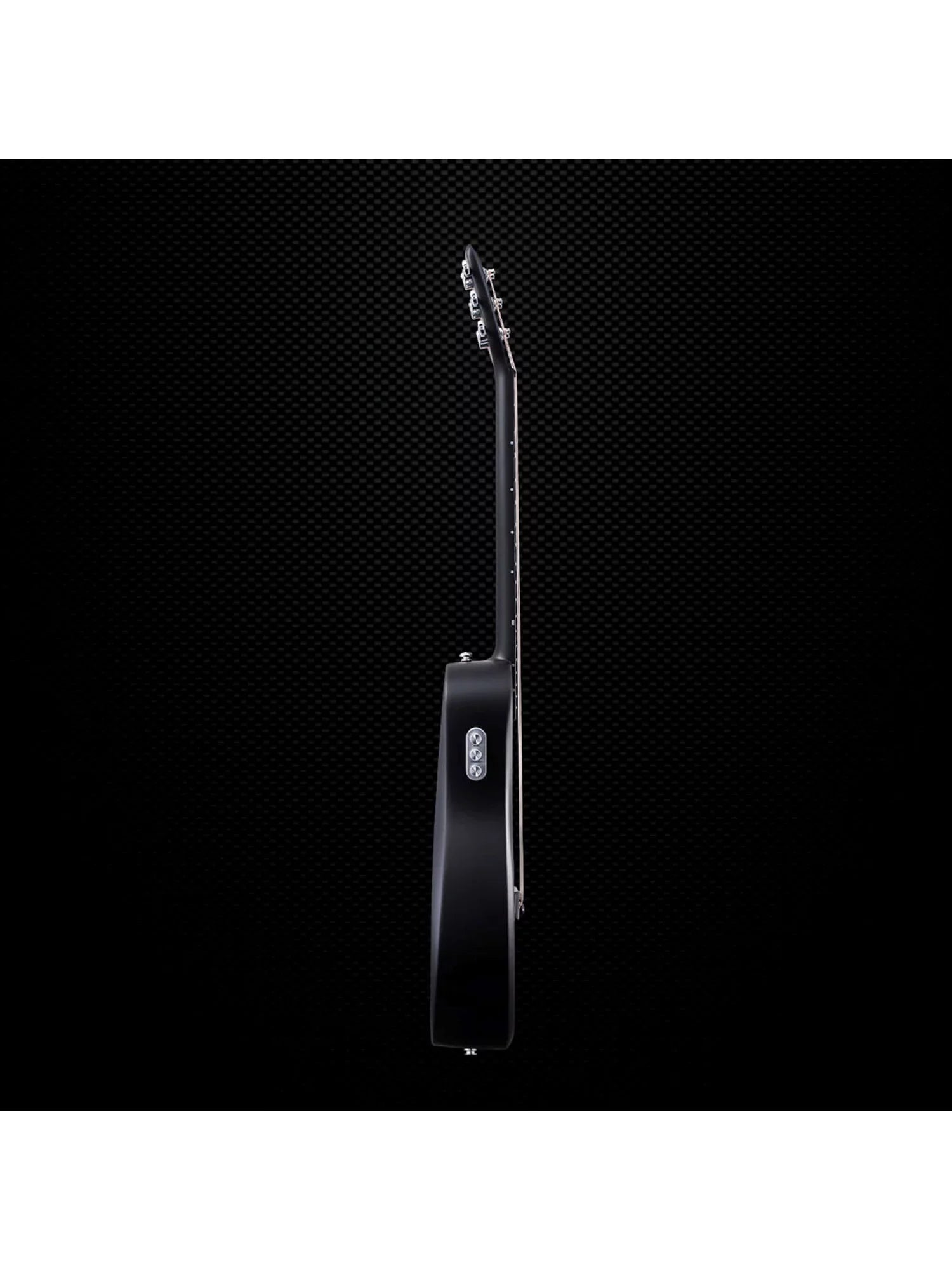 Joytar J2 PRO Carbon Fiber Acoustic Guitar 36 inch Black Satin with Pickup and Gig Bag