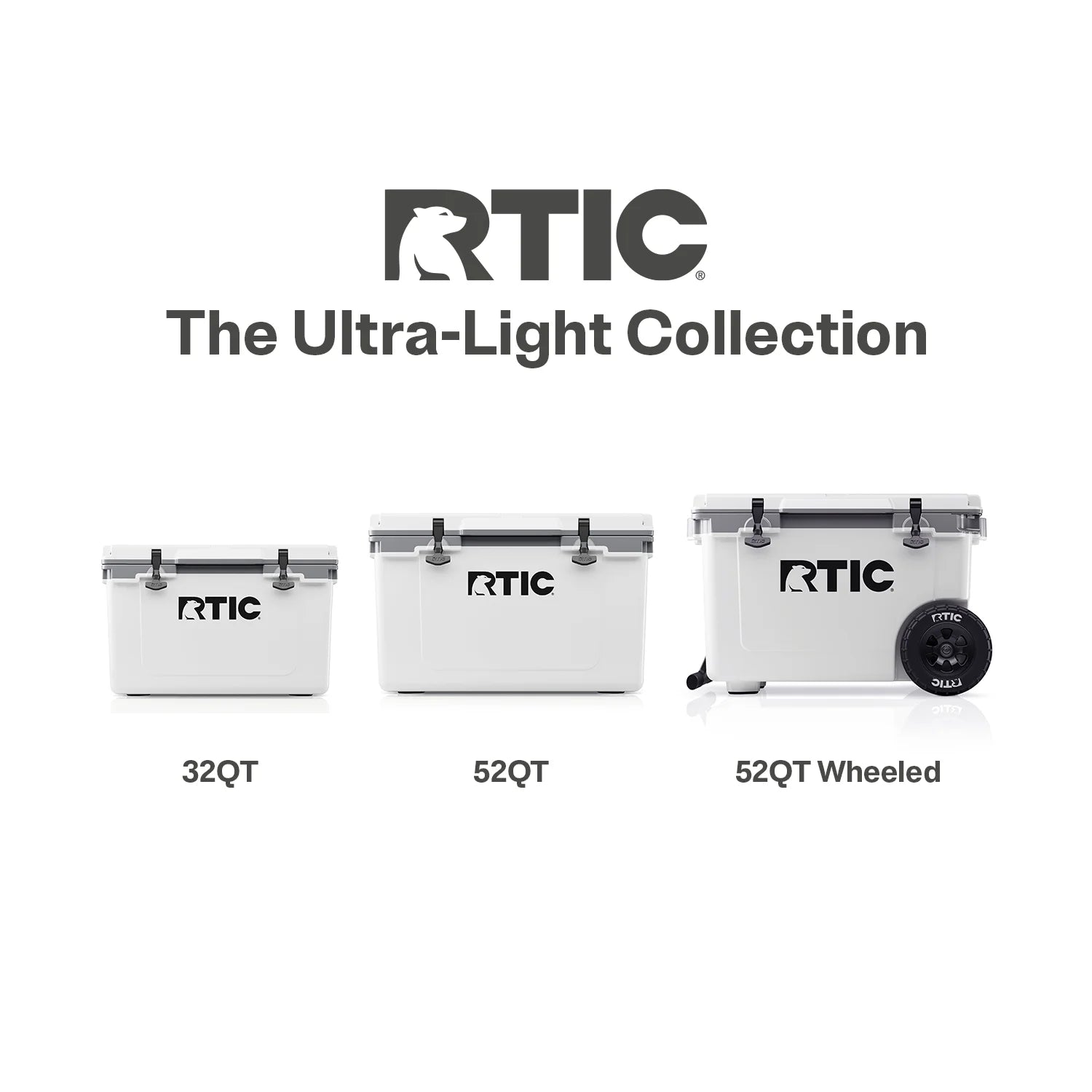 RTIC 32 QT Ultra-Light Hard-Sided Ice Chest Cooler, Trailblazer, Fits 48 Cans
