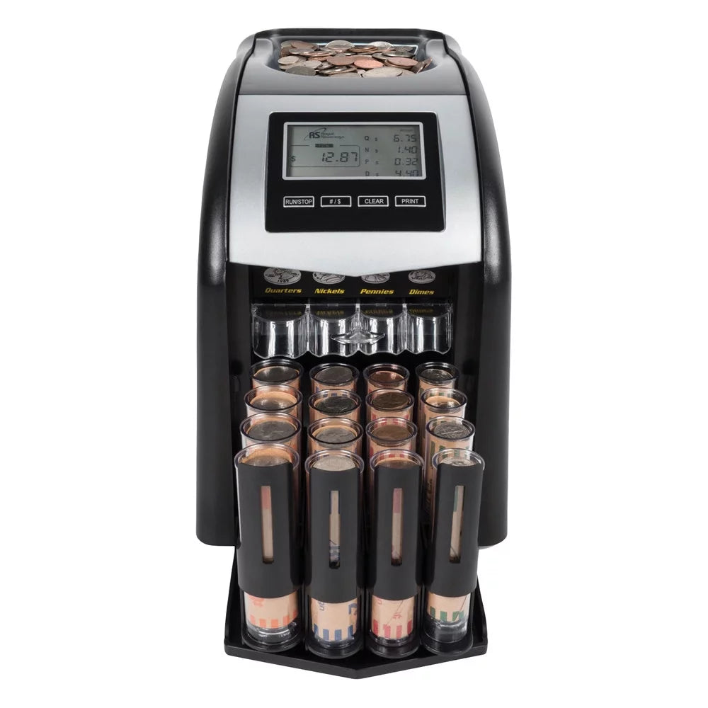 Royal Sovereign 4 Row Digital Coin Sorter, FS-44N