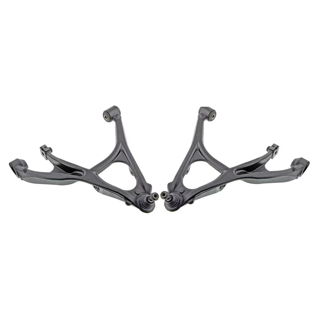 Pair Set 2 Front Lower Suspension Control Arm w/Ball Joints Mevotech For Hummer H3