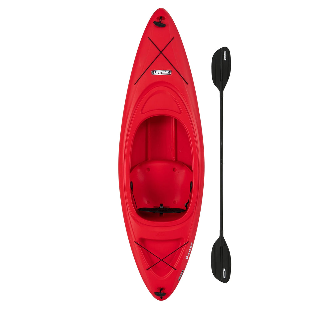 Lifetime Pacer 8 ft Sit-Inside Kayak, Fire Red (91036)