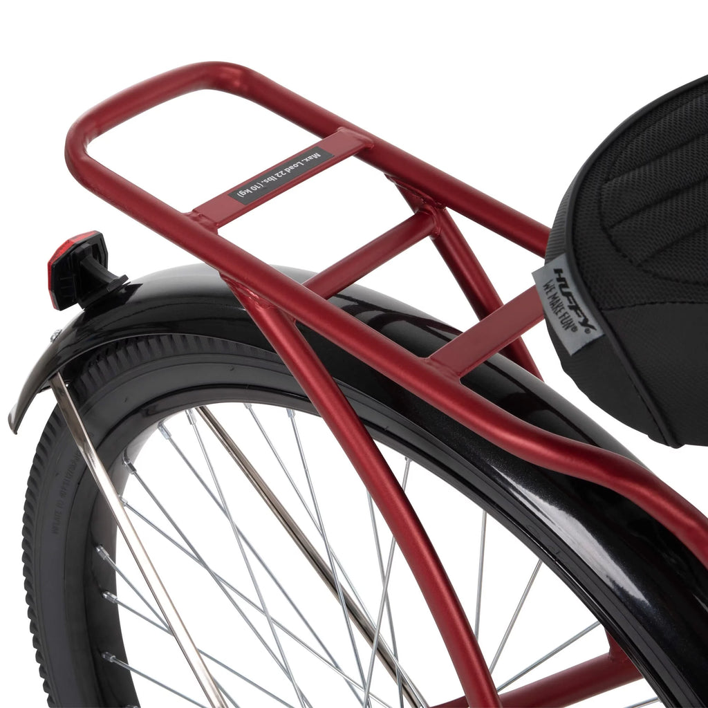 Huffy 26” Nel Lusso Men's Cruiser Bike, Matte Black