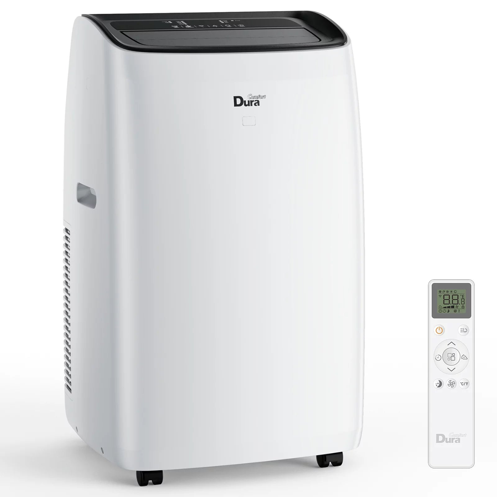 DuraComfort DP14CM Portable Air Conditioners, 14000 BTU, Dehumidifier, Cooling Fan, Remote Control, 450 Sq. ft