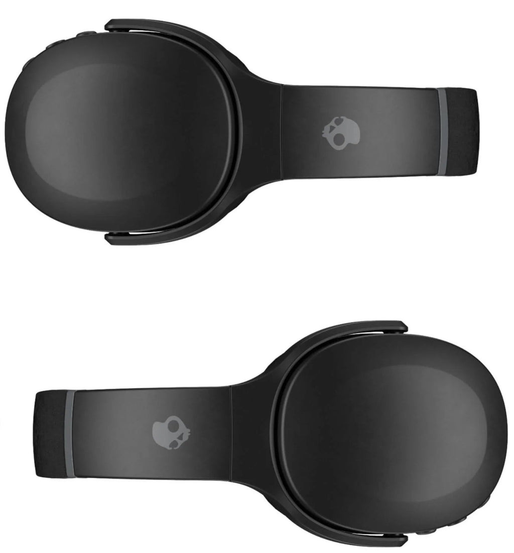 Skullcandy Crusher EVO True Wireless Bluetooth Over Ear Headphone Bundle with GSR Premium Deluxe Carrying Case (Black)