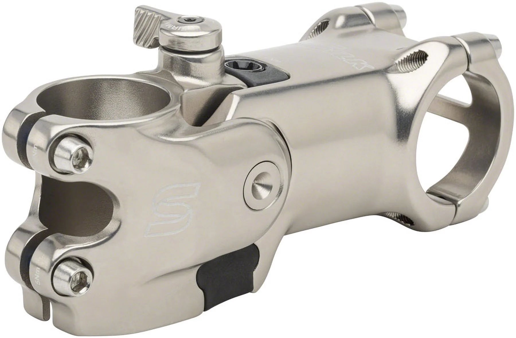 Cane Creek eeSilk Stem Lenght 80mm Clamp 31.8mm +6/-6 1 1/8 in Silver Aluminum