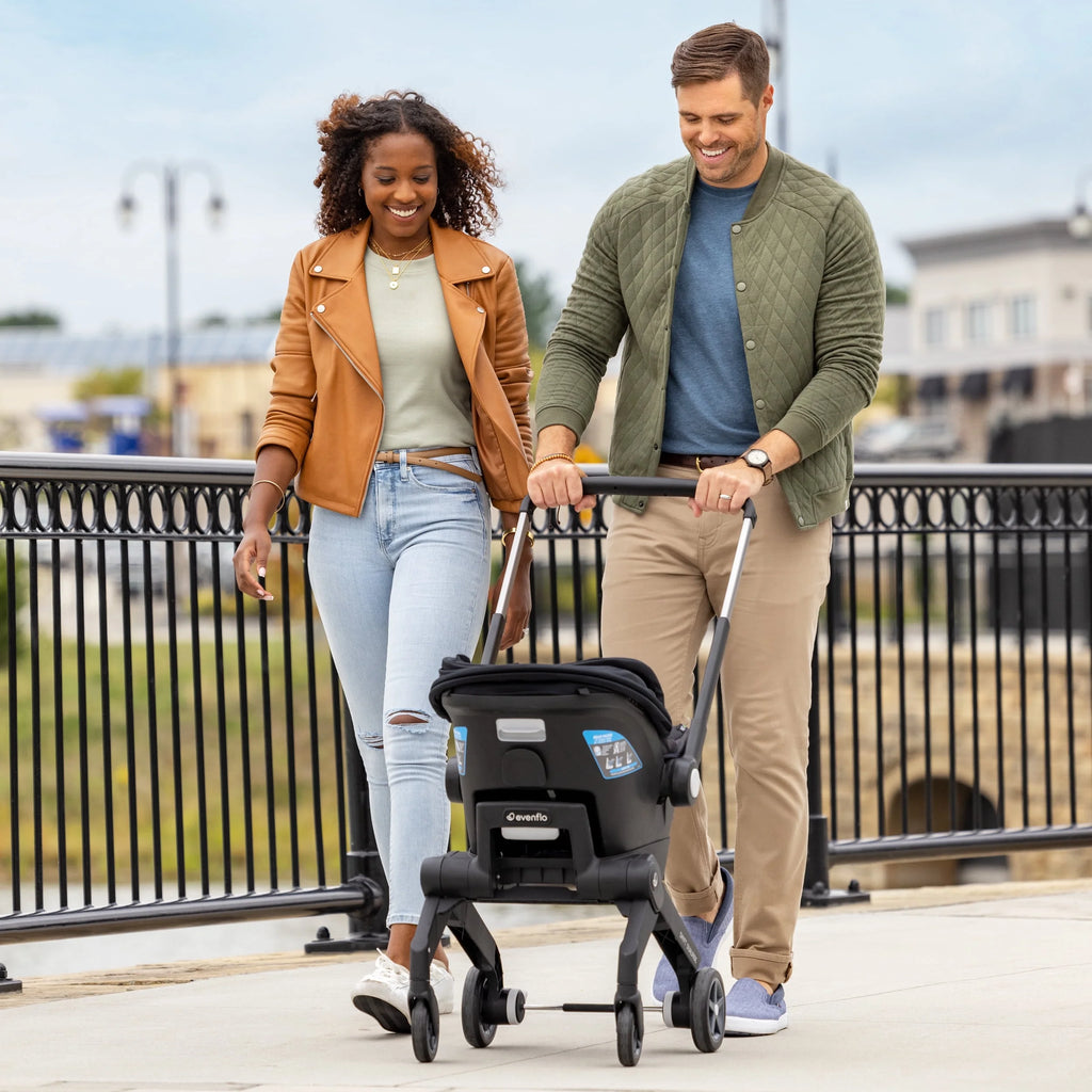 Shyft DualRide with Carryall Storage Infant Car Seat and Stroller Combo (Boone Gray)