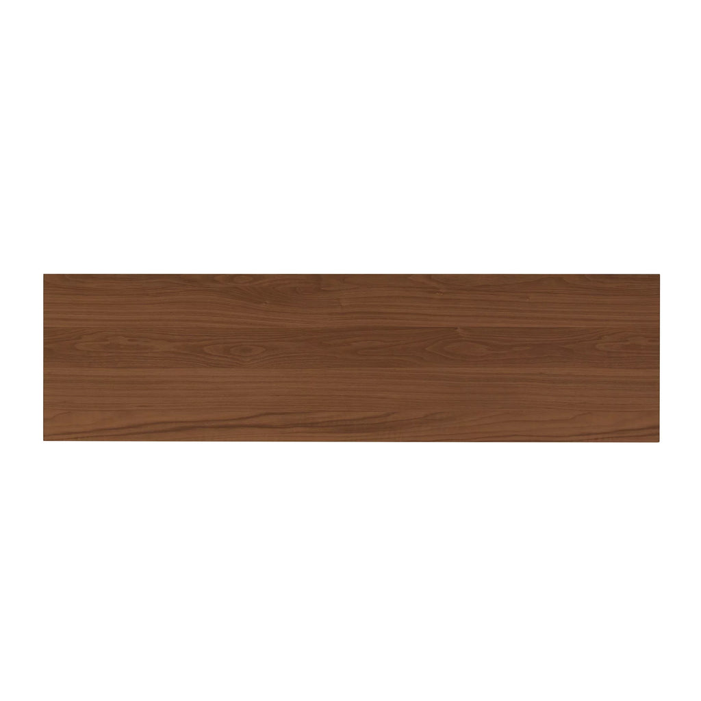 Manor Park Mid-Century Modern 2-Door Reeded TV Stand for TVs up to 65", Mocha