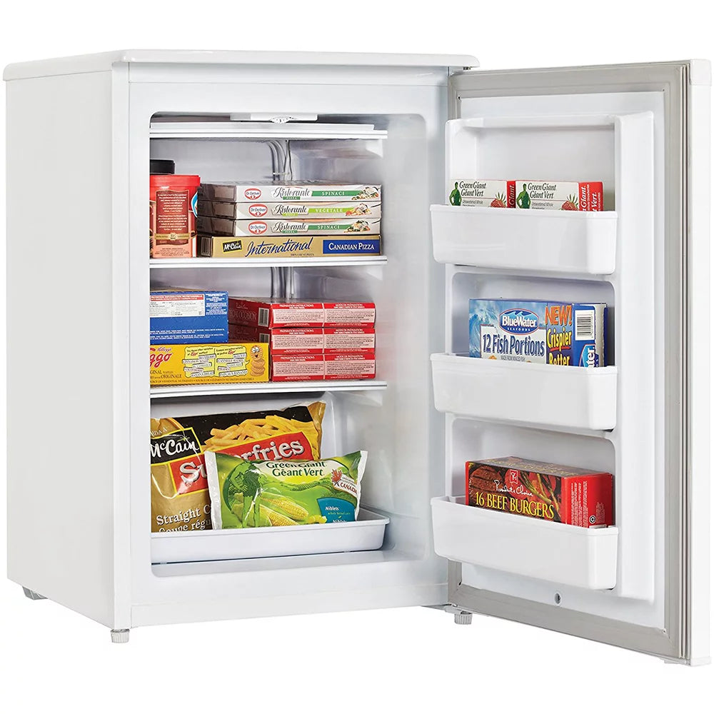 Danby 4.3 Cu ft Upright Freezer, White