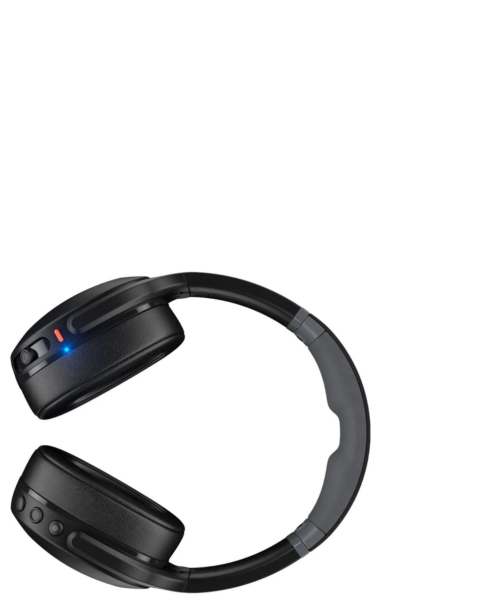 Skullcandy Crusher EVO True Wireless Bluetooth Over Ear Headphone Bundle with GSR Premium Deluxe Carrying Case (Black)