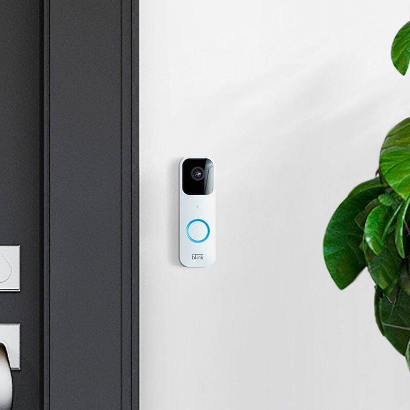 Video Doorbell Plus Sync Module 2 - Battery or Wired - Smart Wi-Fi HD Video Doorbell Camera System in White