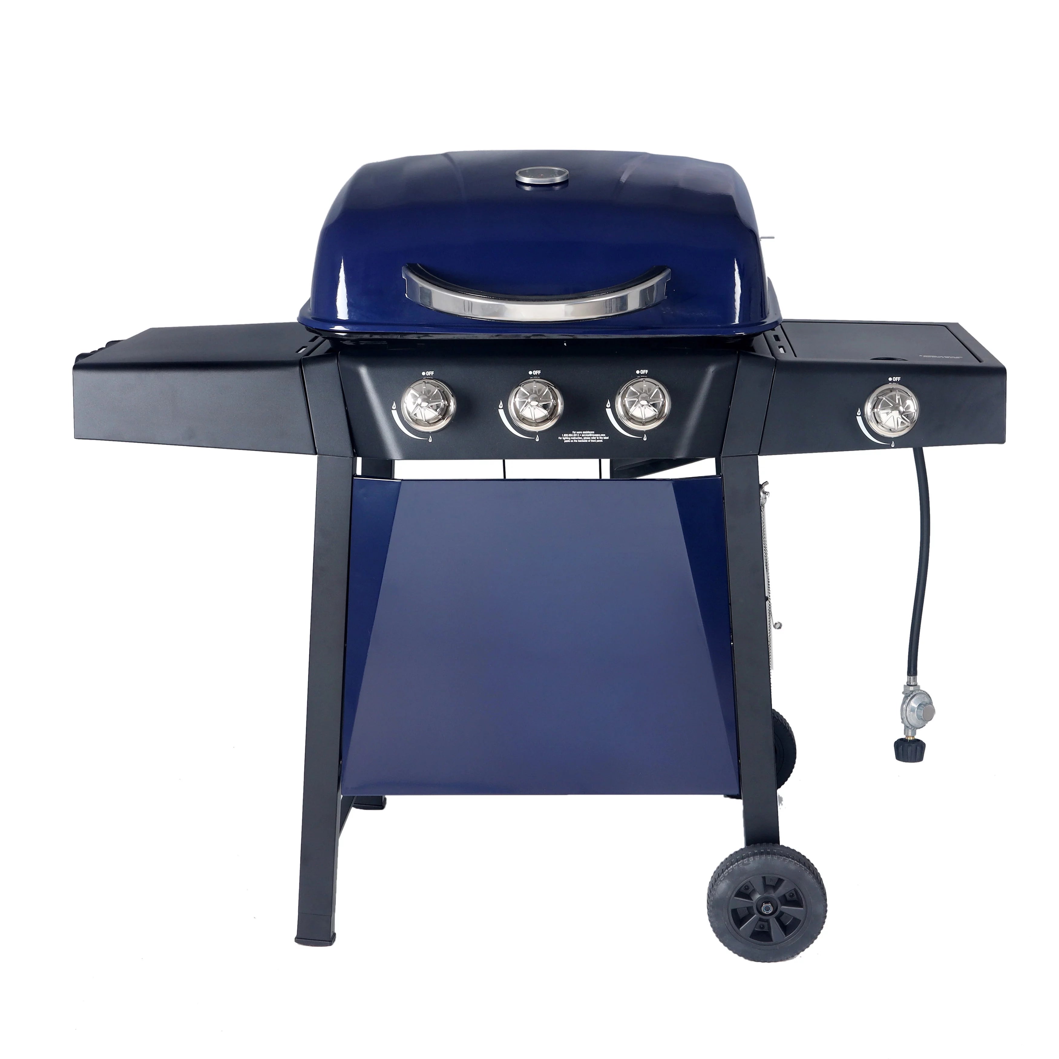 RevoAce 4 Burner Propane Gas Grill Including a Side Burner, Red Sedona, GBC1729WRS