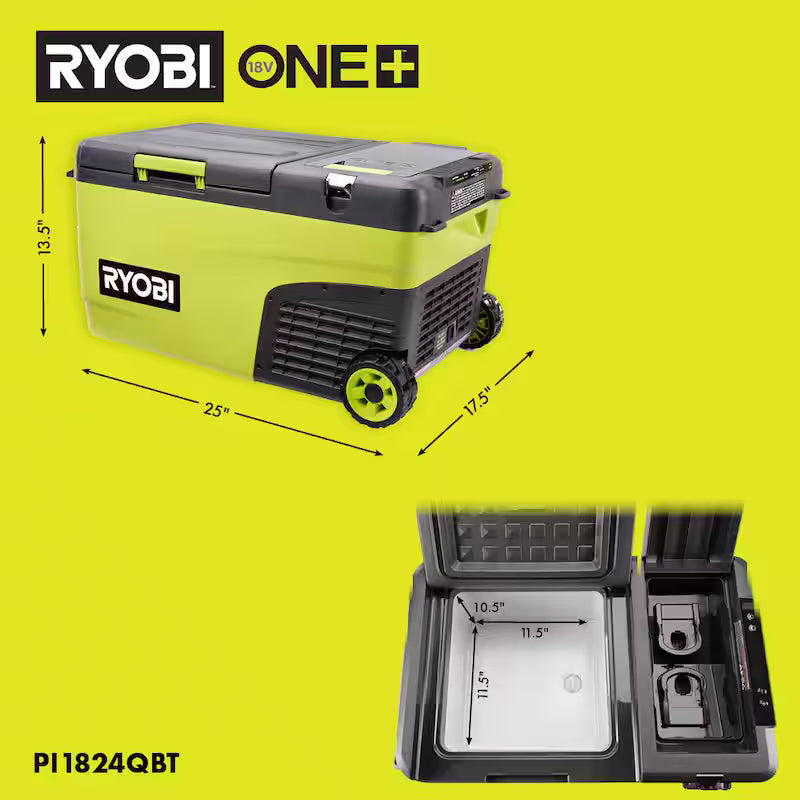 ONE+ 18V 24 Qt. Hybrid Battery Powered Iceless Cooler (Tool Only)