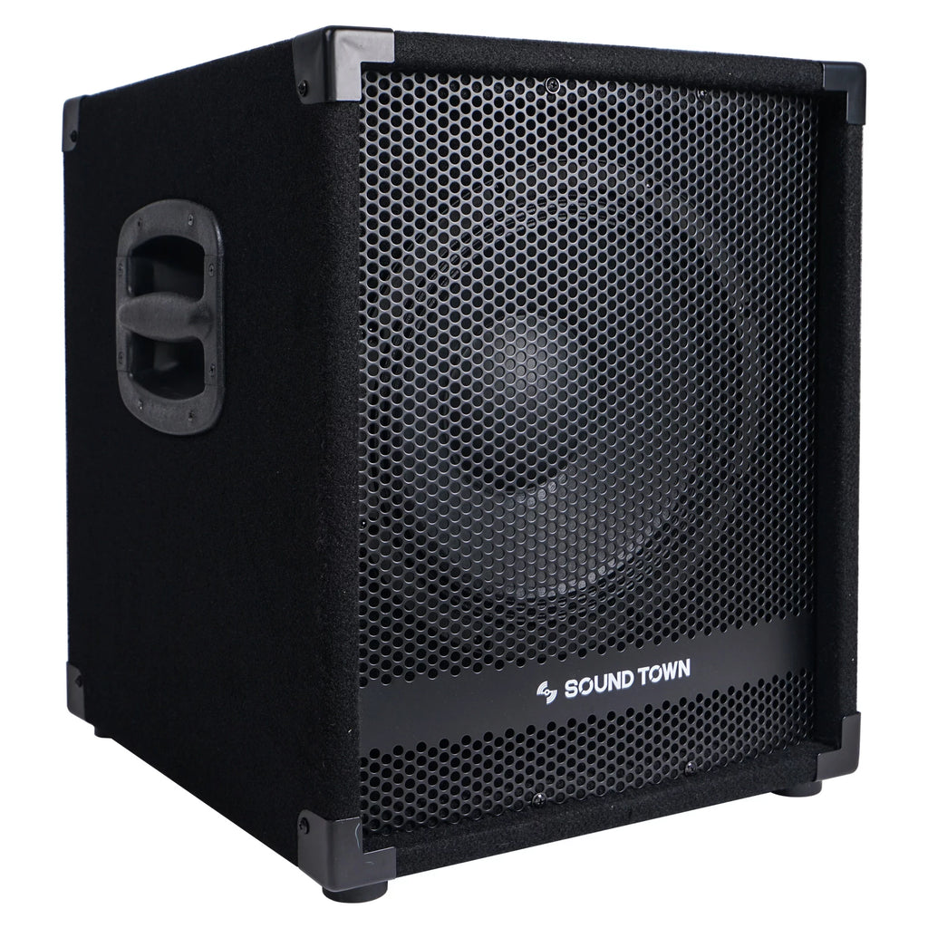 Sound Town METIS Series 1400 Watts 12 Powered PA DJ Subwoofer with 3 Voice Coil (METIS-12SPW)