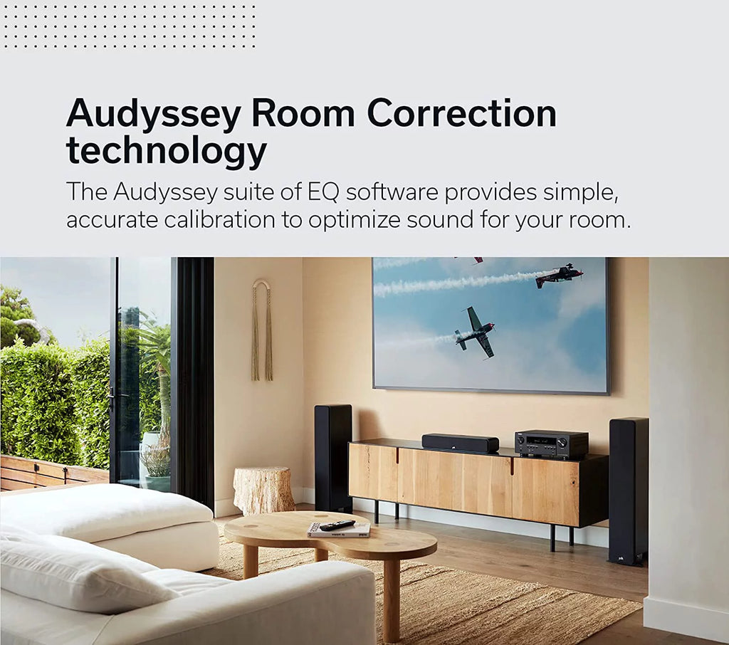 Restored Denon AVRS970H 7.2 Channel 8K AV Home Theater Receiver with Dolby Atmos Wi-Fi (Refurbished)