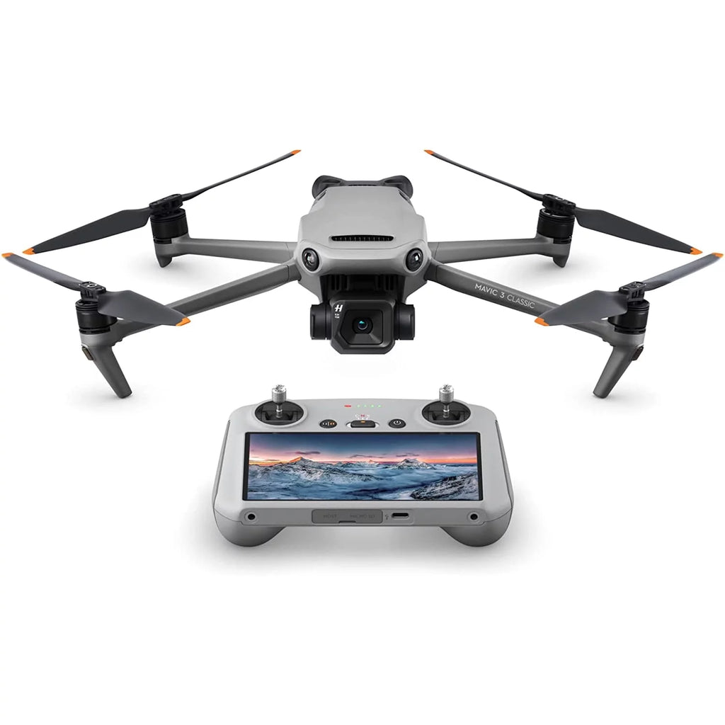DJI Mavic 3 Classic Drone 4/3 CMOS Hasselblad Camera Quadcopter with RC Smart Remote Controller CP.MA.00000554.01 Go Package Extended Protection Bundle with Deco Gear Backpack + FPV VR Pilot Headset