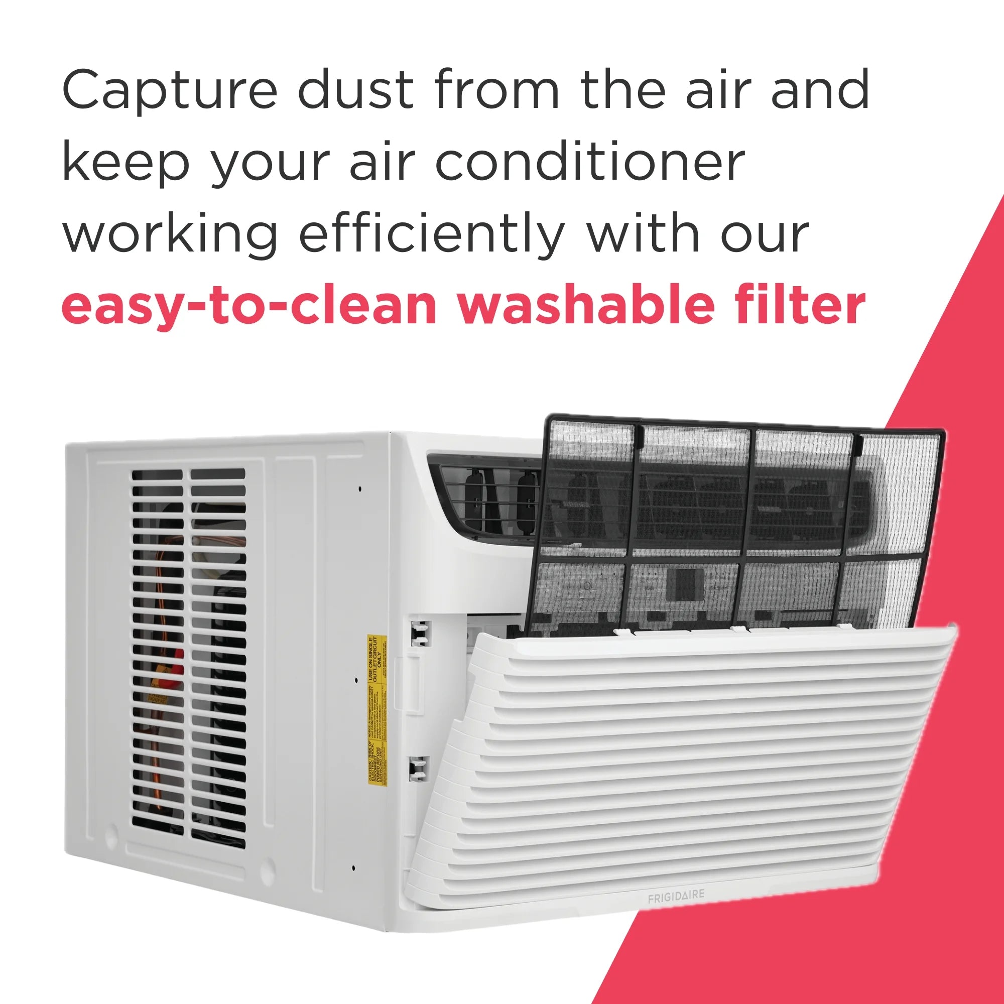 Frigidaire 18,000 BTU Window Room Air Conditioner with Supplemental Heat