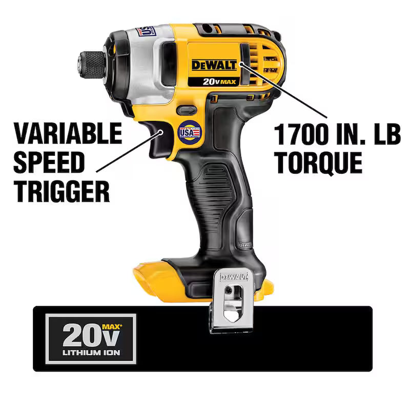 20V MAX Cordless 10 Tool Combo Kit, 3/8 in. Impact Wrench, (2) 20V 2.0Ah Batteries, and Charger