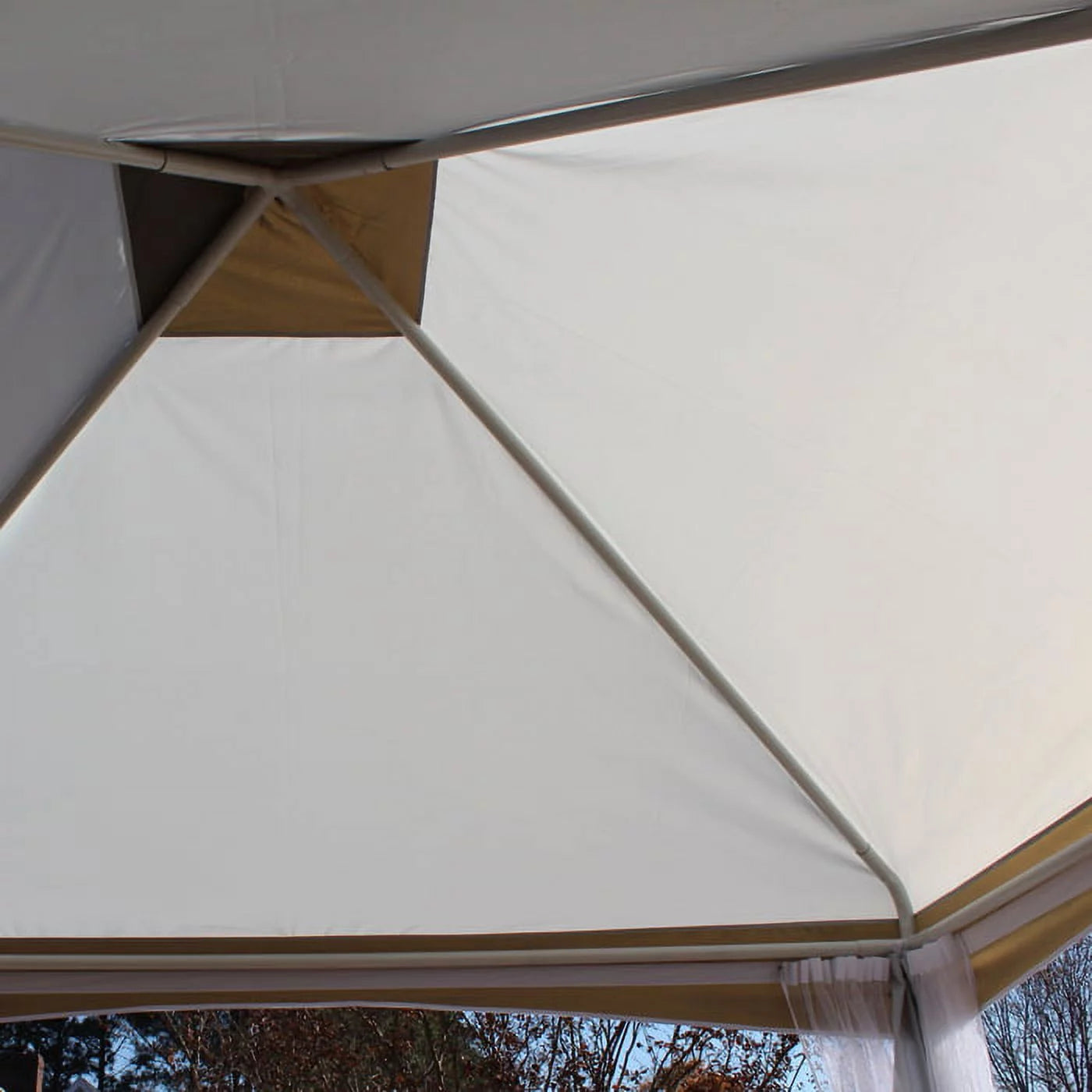 King Canopy Garden Party Backyard Gazebo 10'x10' 4-Leg, Olive Branch