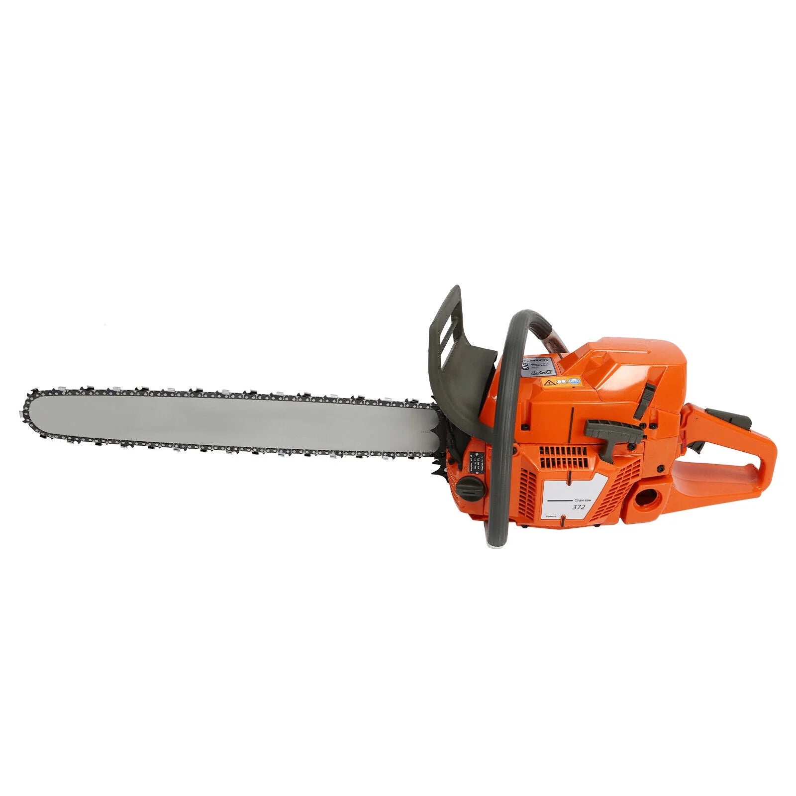 65cc/72cc Gas Chainsaw 24" Bar Gasoline Powered Chain Saw 2-Cycle Wood Cutting Orange