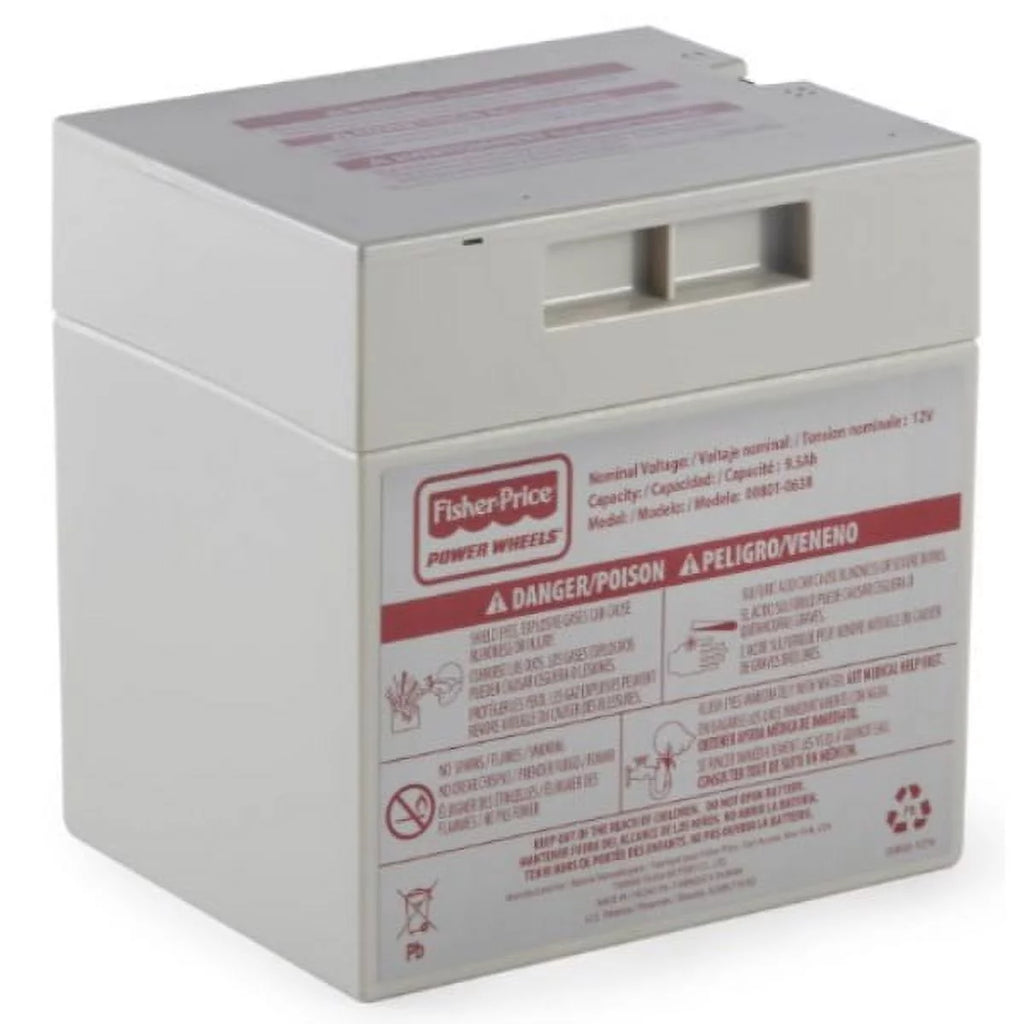 Power Wheels 12-volt Rechargeable Battery