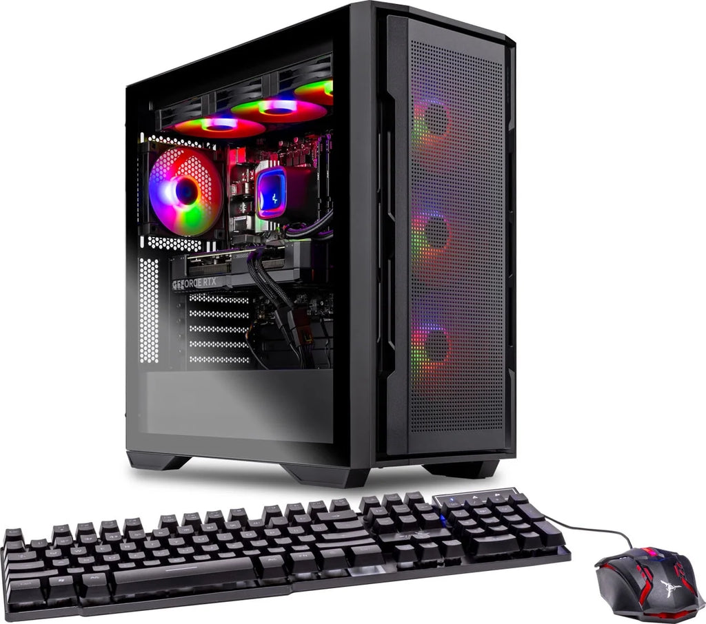 Skytech Rampage Gaming PC, Ryzen 7 7700X, NVIDIA RTX 4070, 2TB SSD, 16GB RAM, Windows 11 Home