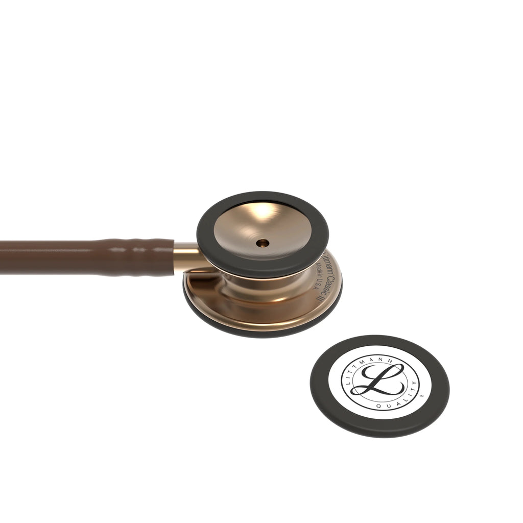 3M Littmann Classic III 27" Monitoring Stethoscope, Copper-Finish Chestpiece, Chocolate Tube, 5809