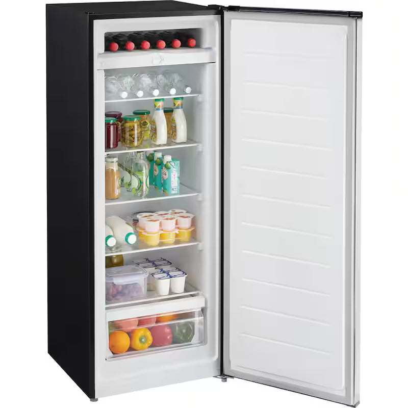 7 cu. ft. Convertible Upright Freezer/Refrigerator in Stainless Steel Garage Ready