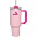 Stanley 40oz Stainless Steel H2.0 FlowState Quencher Tumbler Flamingo Pink Limited Edition