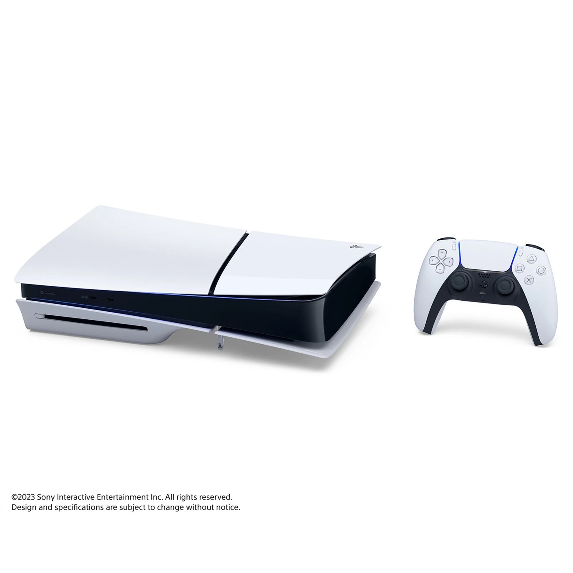 2023 New PlayStation 5 Slim Disc Edition Marvel Spider-Man 2 Bundle and Mytrix Controller Case - White, Slim PS5 1TB PCIe SSD Gaming Console