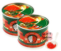2 x Red Salmon Caviar &ndash; Alaskan Salmon Roe &ndash; Lightly Salted Caviar in Can 1 Lbs or 454 g (Coming with Caviar Spoon as Gift) Kosher certified - Product of USA