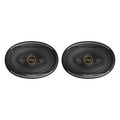 Pioneer TS-A6991FH 6-In. x 9-In. 750-Watt 5-Way Full-Range Coaxial Speakers Gold and Black, Max Power 2 Pack, TS-A6991FH