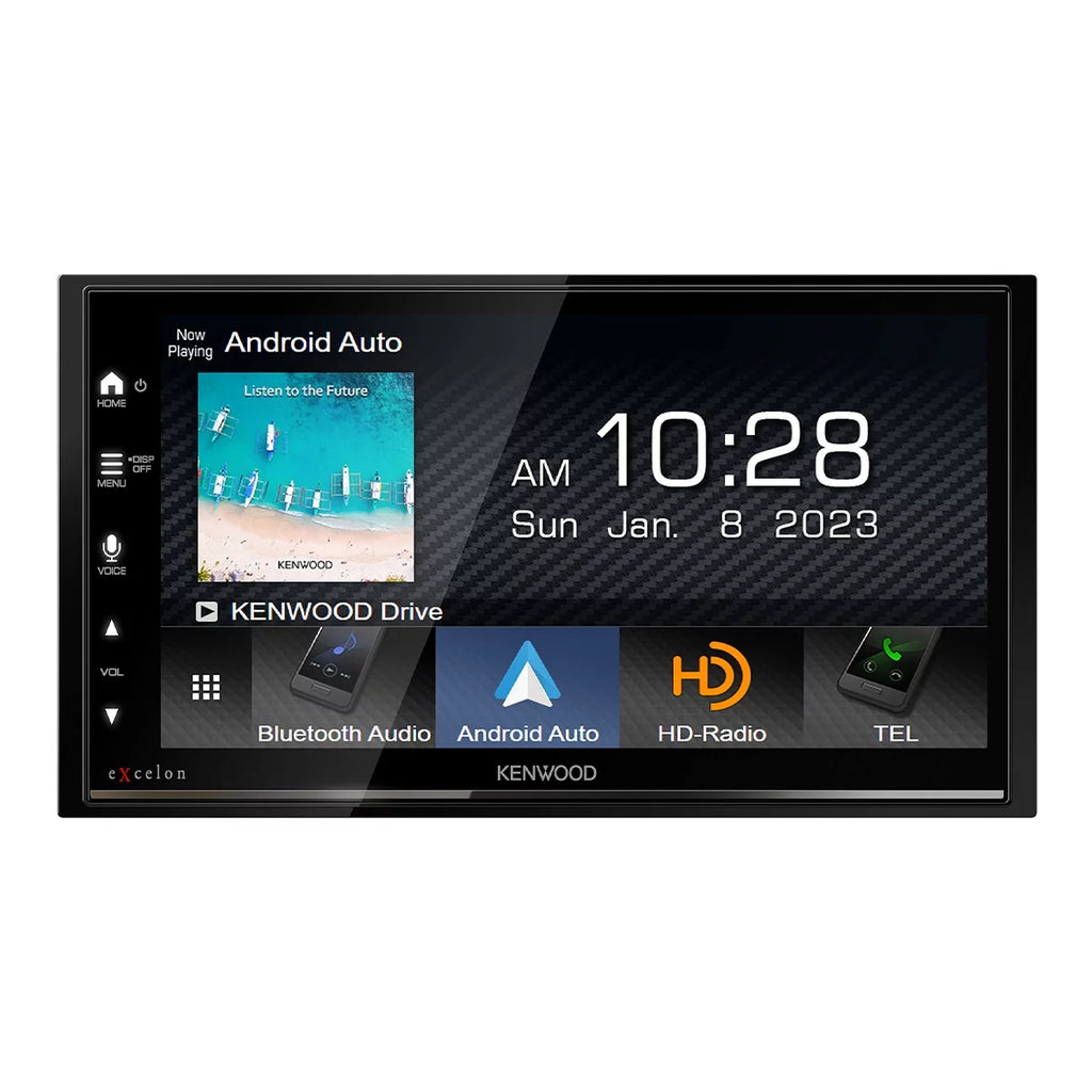 Restored Premium Kenwood DMX709S eXcelon 6.8" Digital Multimedia Bluetooth Touchscreen Radio (Refurbished)