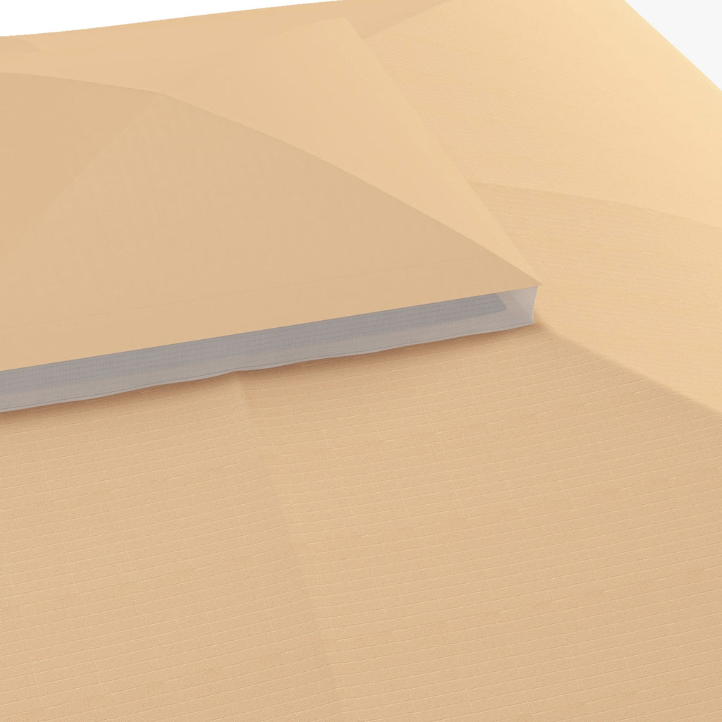 Outsunny Gazebo Canopy Replacement for 10' x 12' Patio Gazebo, Beige