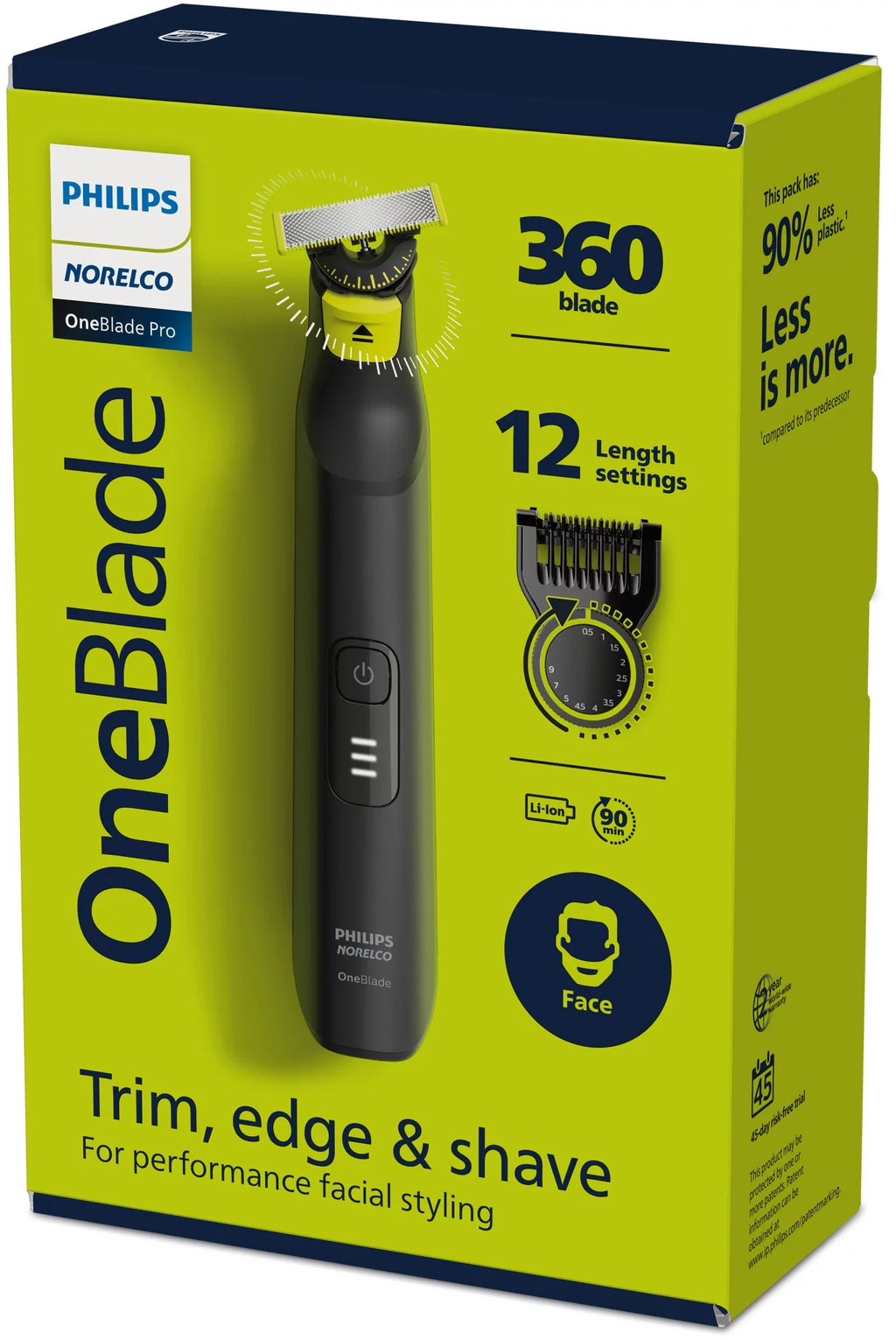 Philips Norelco Oneblade 360 Pro Hybrid Electric Trimmer QP6531/70