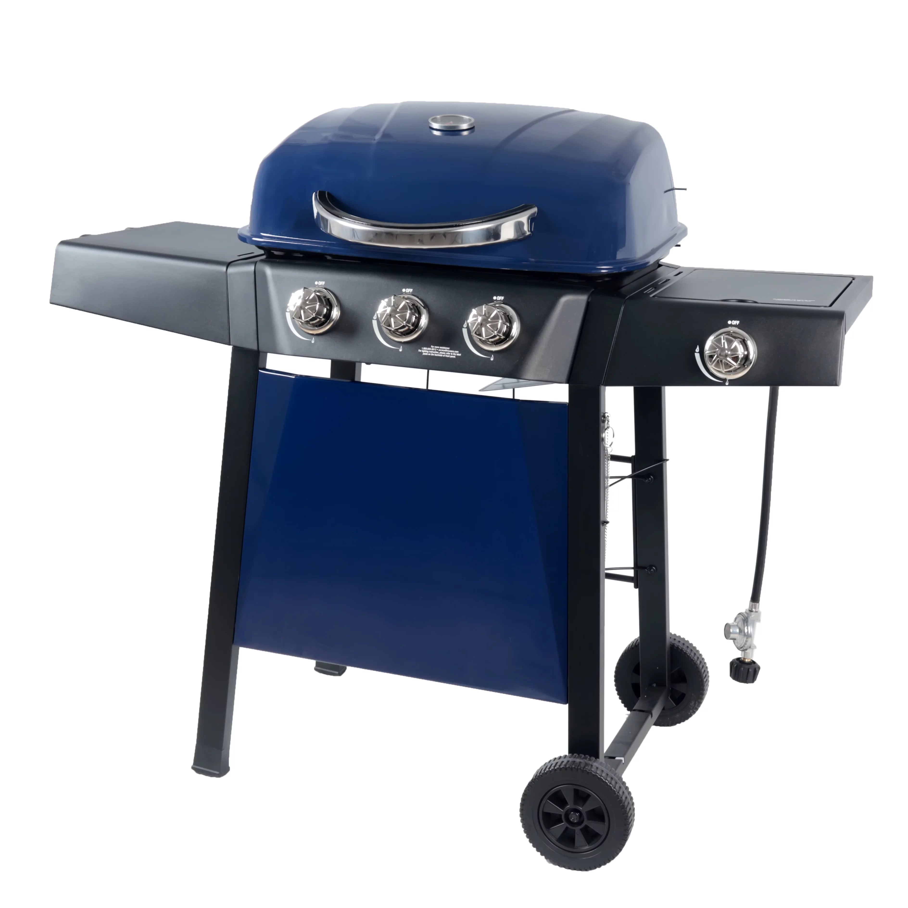 RevoAce 4 Burner Propane Gas Grill Including a Side Burner, Red Sedona, GBC1729WRS