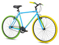 Kent 700C Men's Ridgeland Hybrid Bike, Blue/Green
