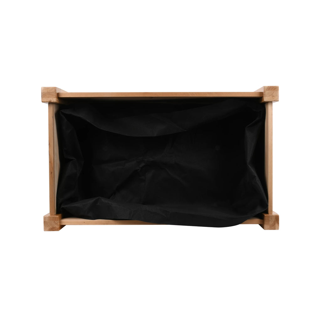Expert Gardener 2ft high Natural Wood Small Elevated Garden Bed