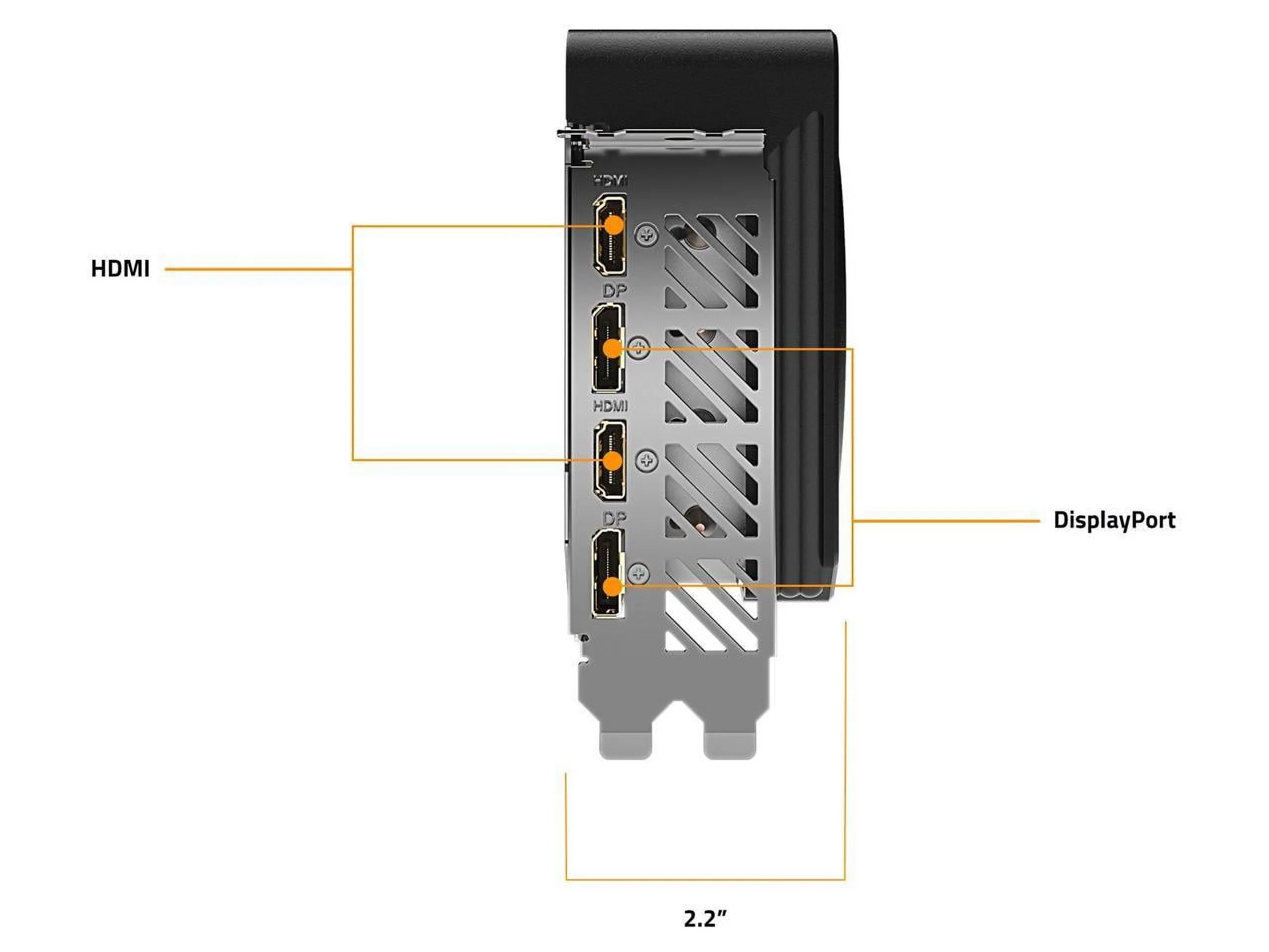 Gigabyte AMD Radeon RX 7800 XT Graphic Card - 16 GB GDDR6 - 7680 x 4320 - 2.25 GHz Game Clock - 2.57 GHz Boost Clock - 256 bit Bus Width - PCI Express 4.0 - DisplayPort - 2 x DisplayPort - HDMI