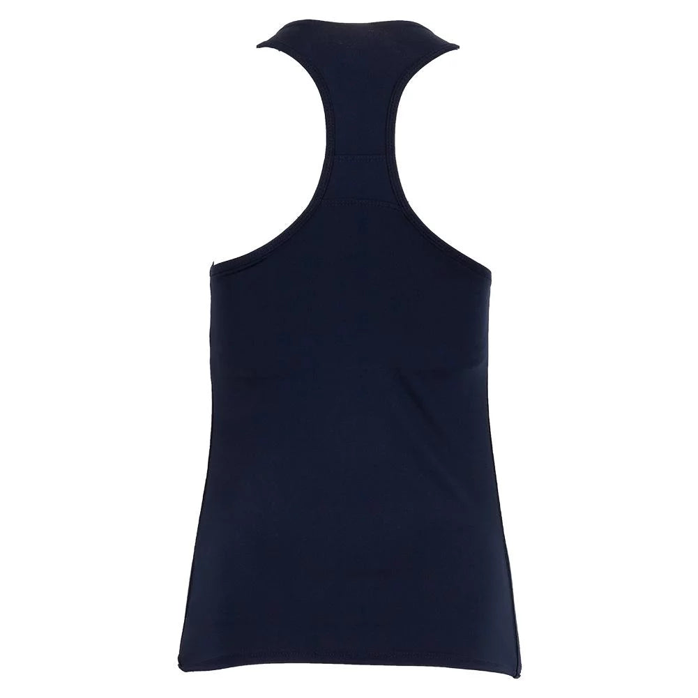 Lucky In Love Women's V-Neck Tennis Tank with Bra