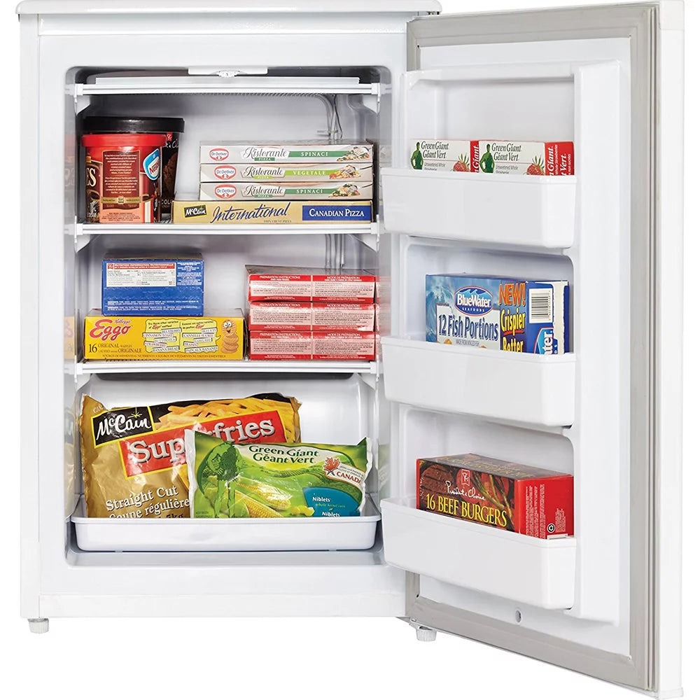 Danby 4.3 Cu ft Upright Freezer, White