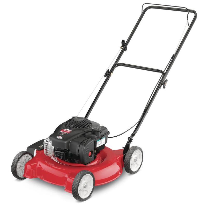 20 in. 125 cc OHV Briggs and Stratton Gas Walk Behind Push Mower